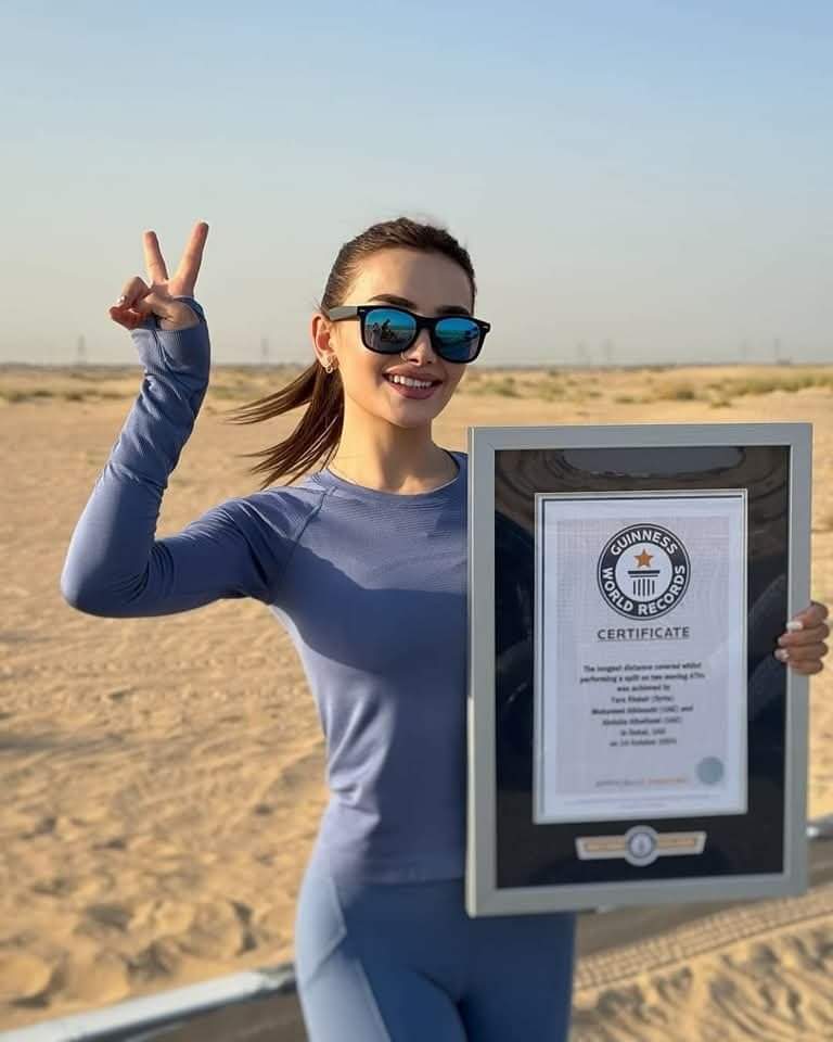 يارا خضير بعد تحدي غينيس