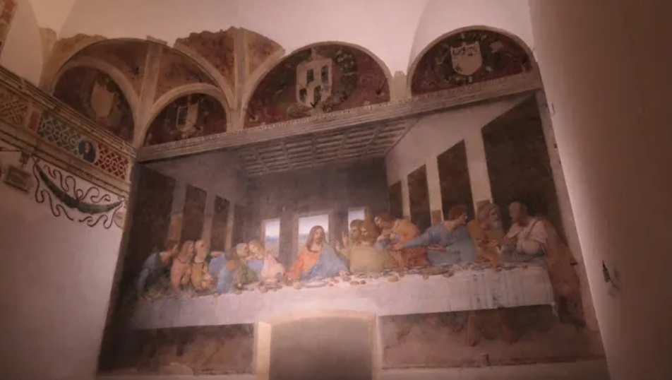 لوحة العشاء الأخير في الدير المقدس