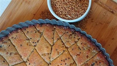 طريقة عمل صينية الحلبة وصفة شتوية لذيذة