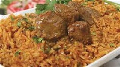 أرز باللحم طريقة لذيذة وسهلة