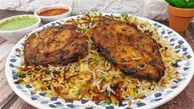 برياني السمك طبق شهي ومتكامل