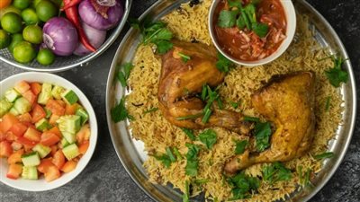 الكبسة السعودية بالدجاج بطعمها الاصلي