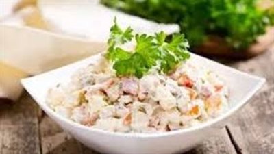 سلطة المايونيز طبق جانبي لذيذ وسهل التحضير
