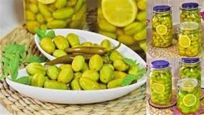 كبس الزيتون الأخضر على الطريقة الفلسطينية