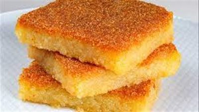 بسبوسة بالزبادي حلى شرقي لذيذ وسهل التحضير