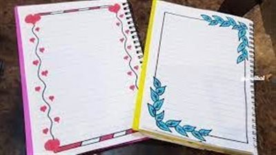 أفكار لتزيين الدفاتر