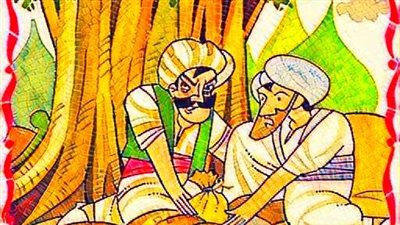 حكاية الرجل المحتال والحاكم الطماع