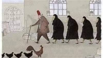 حكاية ملك كان متزوج 4 زوجات