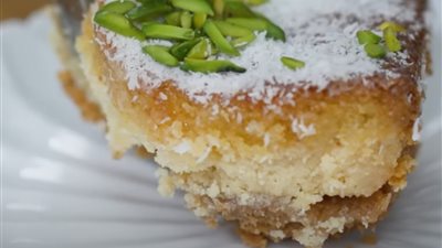 طريقة عمل تشيز كيك البسبوسة