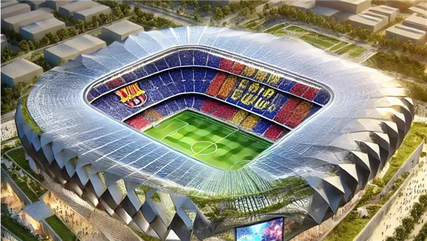 New Camp nou stadium