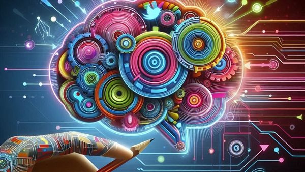 تصميم AI يعبر عن