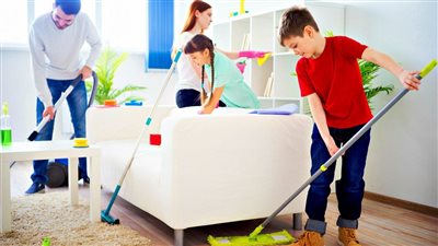 تنظيف المنزل خلال ساعة واحدة