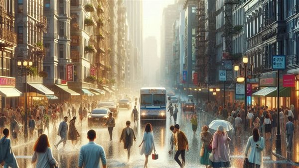 صورة  لطقس ممطر 