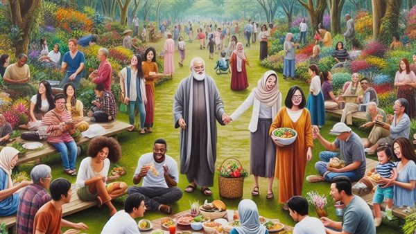 صورة تعبيرية عن التعايش