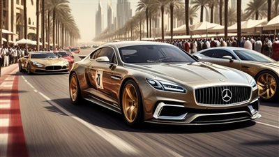انطلاق سباق دبي الكلاسيكي للسيارات الفاخرة بمشاركة عالمية
