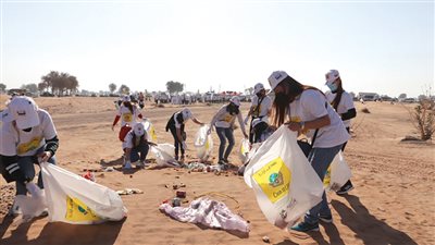 نجاح حملة نظفوا الإمارات في جمع 8 أطنان من النفايات