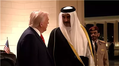 عشاء دولة لترامب في قطر  بحضور أميره في لوسين 