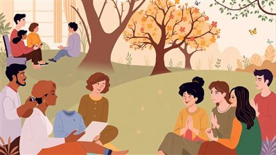تعزيز الدعم المجتمعي كجزء من رعاية الصحة النفسية