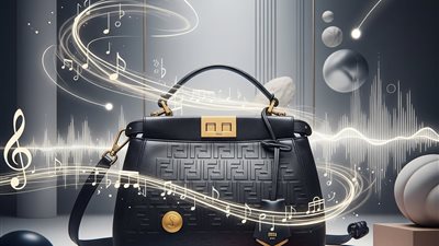 حقيبة Peekaboo Soft Small مزيج من الإبداع والموسيقى والفن